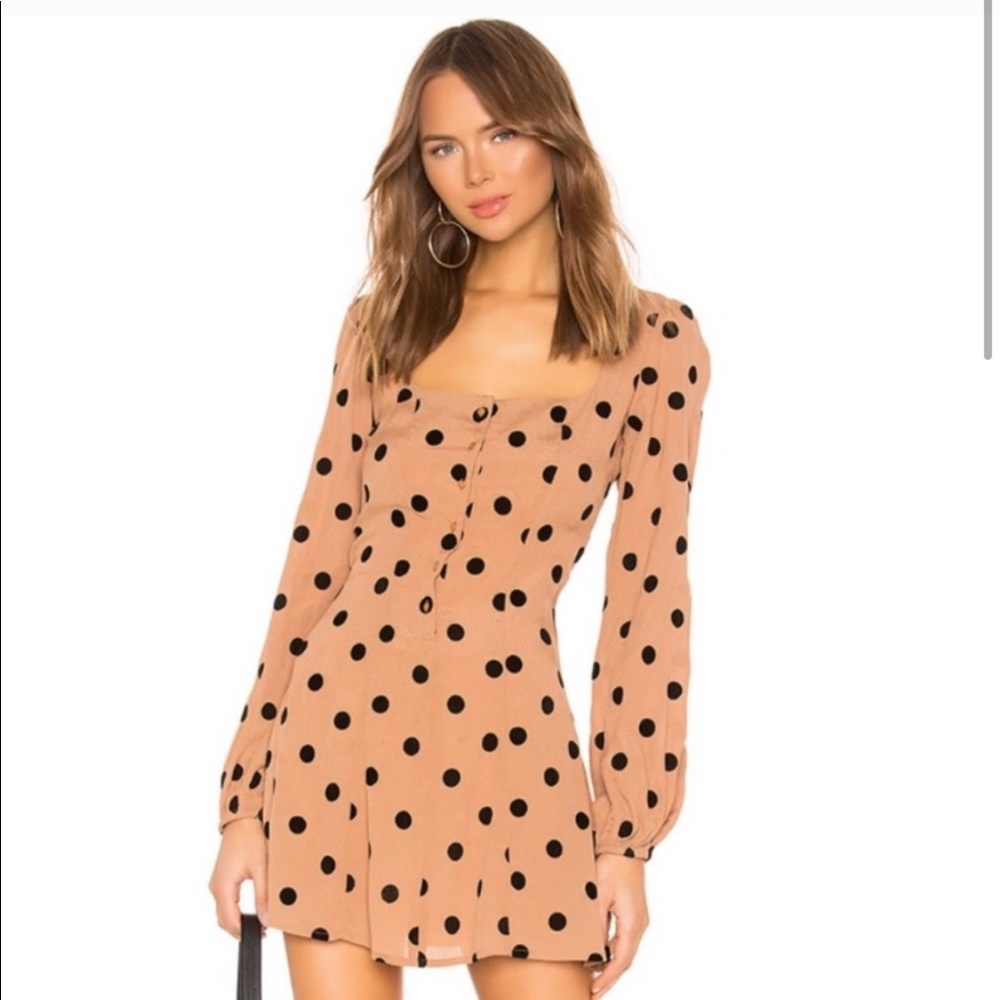Beach riot polka dot button up dress
